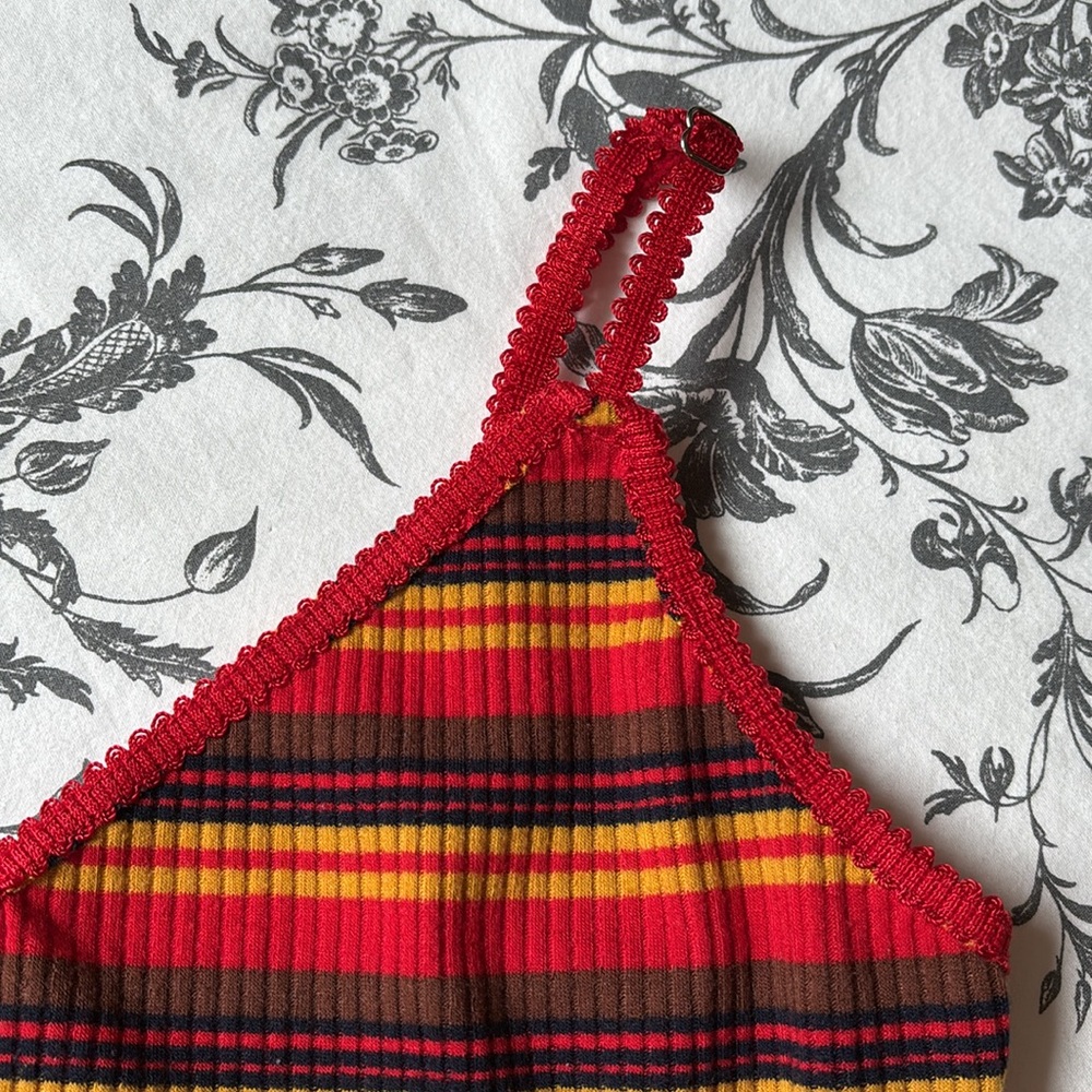 {NWOT} Wild Honey Striped Ribbed Bodysuit - Picture 5 of 10